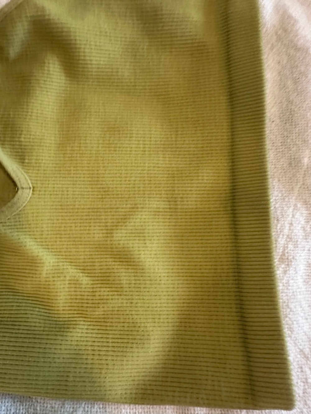 Freepeople Movement Ribbed Olive Green Racerback Crop Tank - Picture 3 of 6